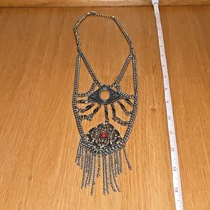 14" vintage statement necklace